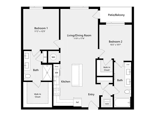 Floor plan B2