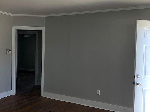 Front door opening into living room