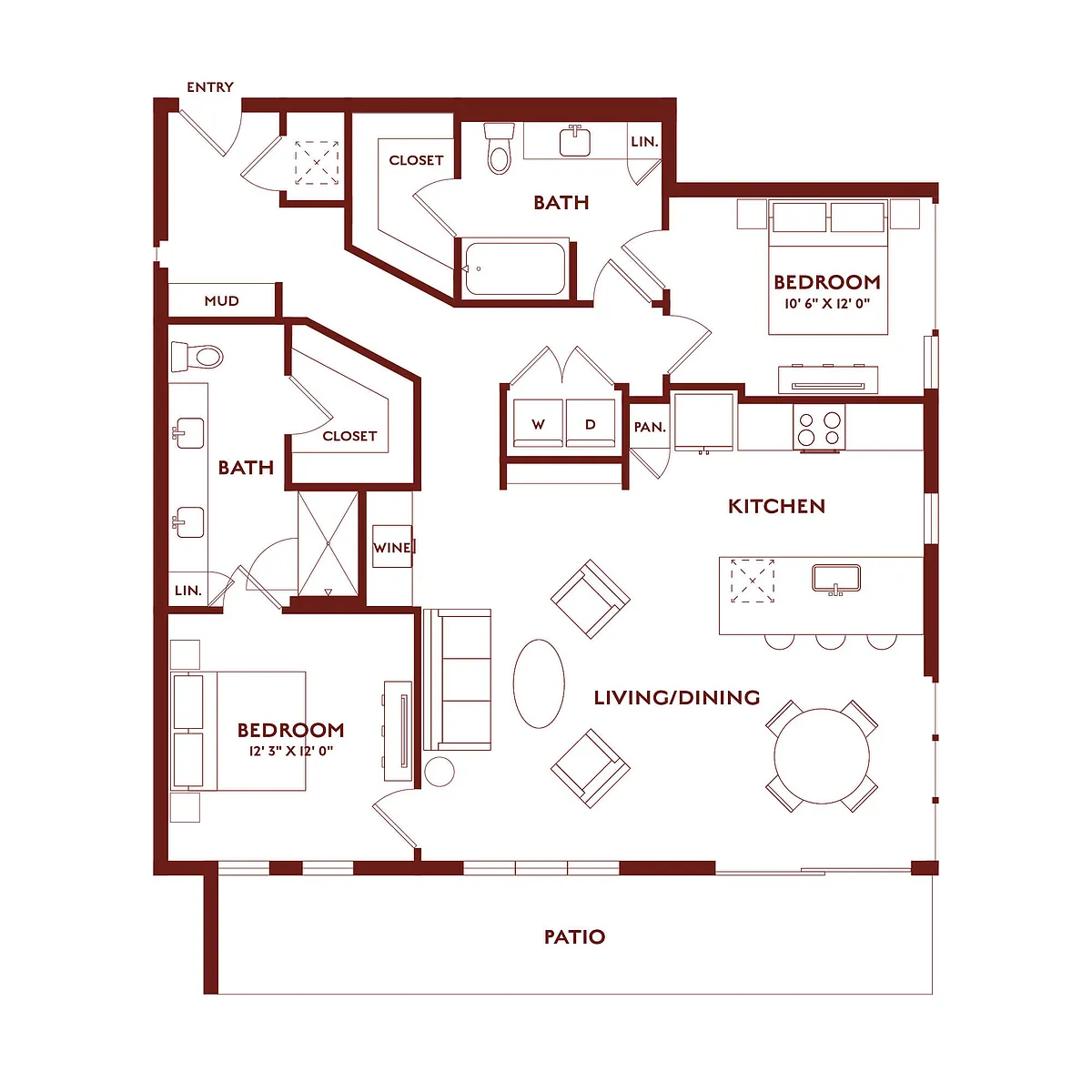 Floor plan B3