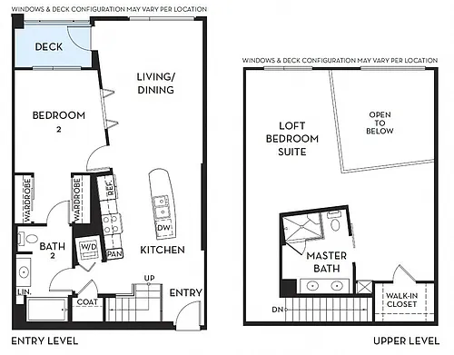 Floor plan T1 Townhome