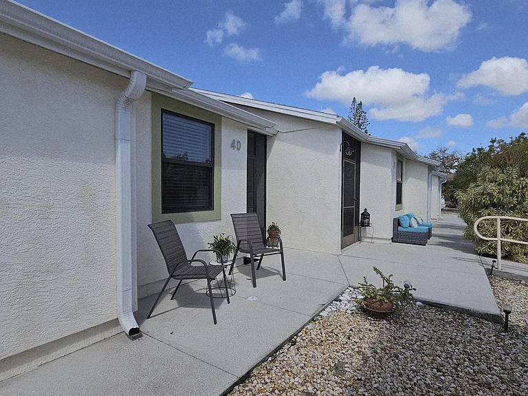 Front of condo