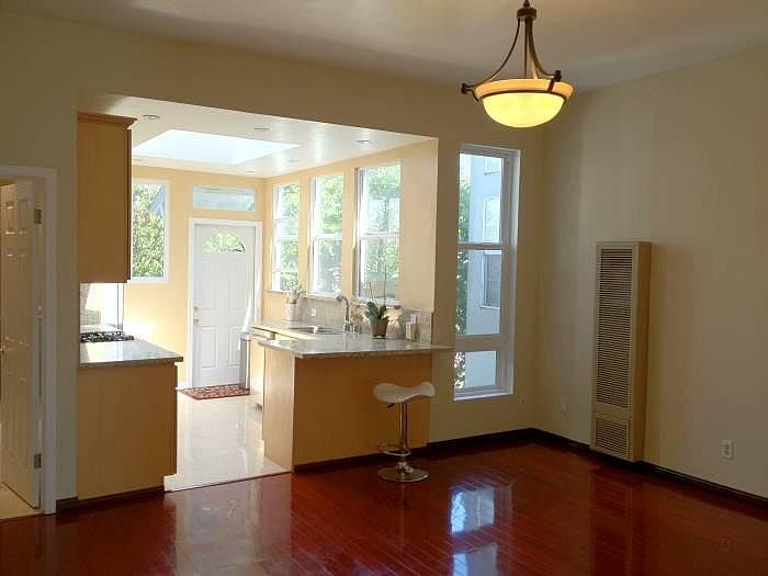 Open floor plan kitchen