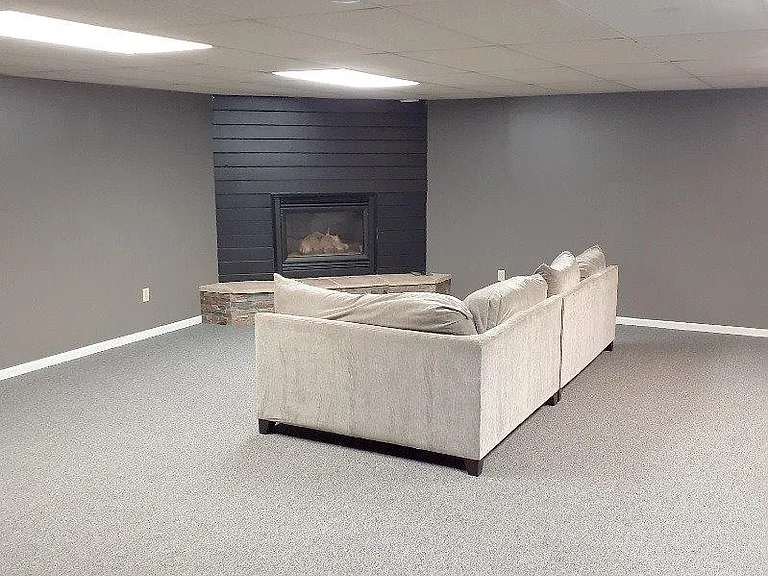 Lower level family room (w/ wet bar & gas fireplace)