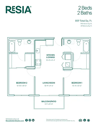 Floor plan B1