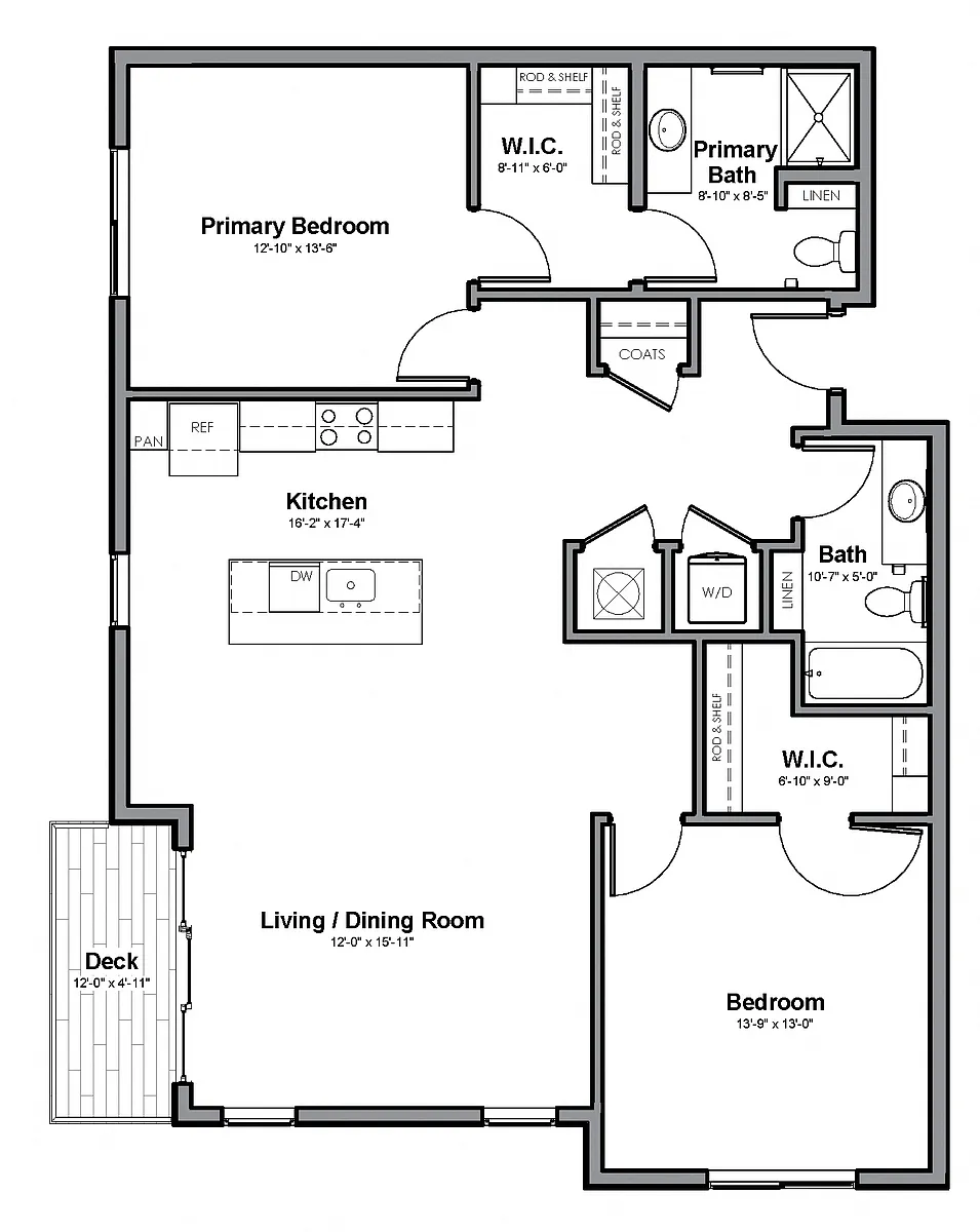 Floor plan Travertine