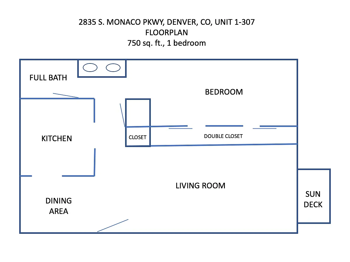 Open floor plan with recent updates, stainless appliances and carpet-free living. - 2835 S Monaco Pkwy #1