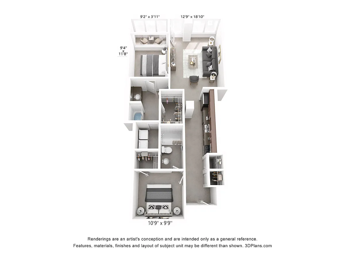 Floor plan B1
