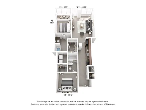 Floor plan B1