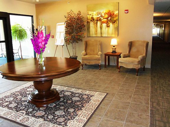 Welcoming & warm lobby.