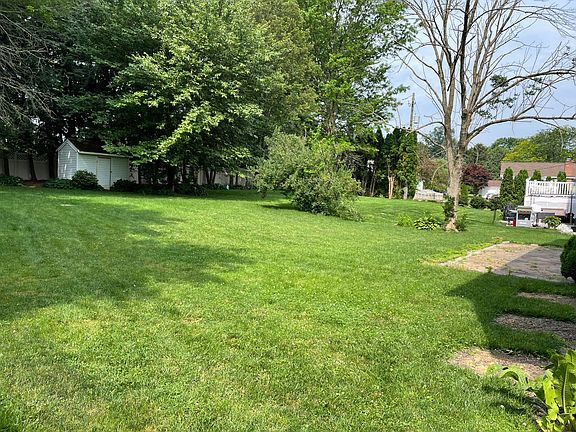 large yard including shed for your use