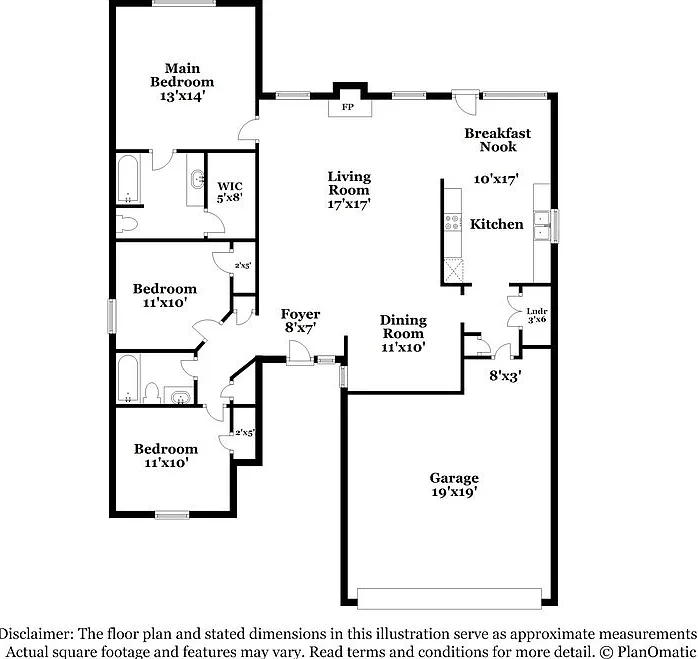 3 bed, 2.0 bath, 1382 sqft, $1,795 — Photo 2