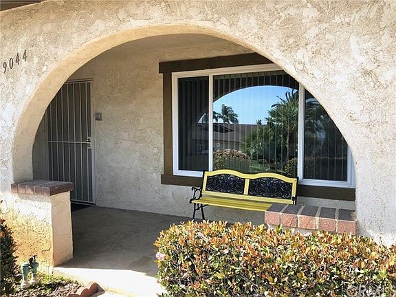 Inviting front porch of the home.