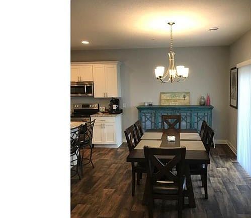 Dining with patio door