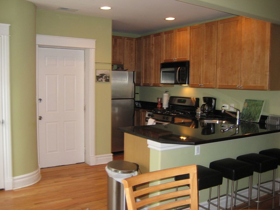 Open concept kitchen and dining