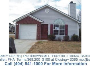 4783 Browns Mill Ferry Rd, Lithonia, GA 30038