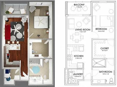 Floor plan 1 A1-D