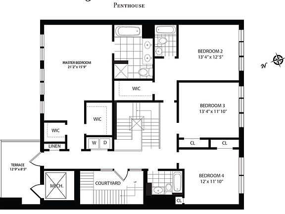 3rd image of 136 W 22nd St APT Ph2