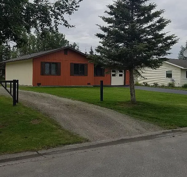 Gated Driveway for additional RV parking.