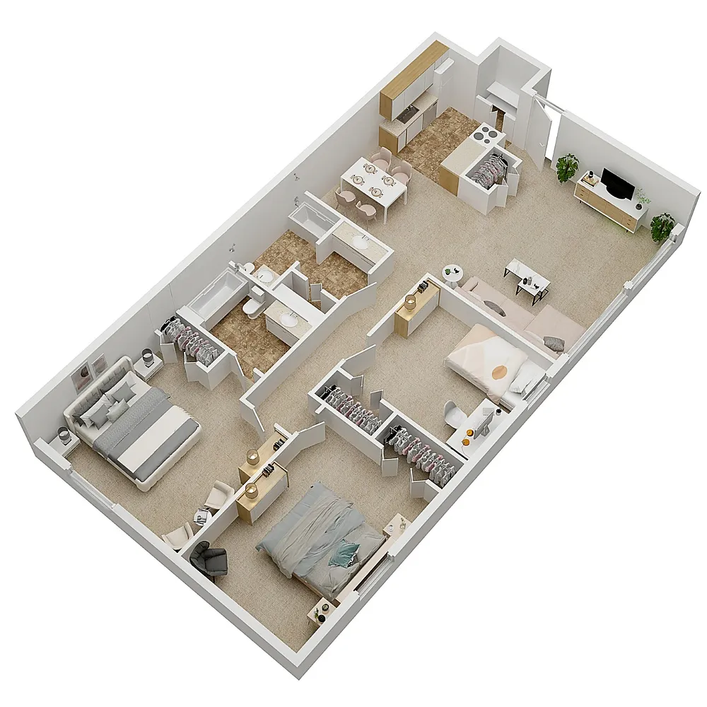 Floor plan Grand Merais