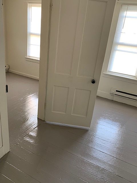 main bedroom to the right and second bedroom to the left