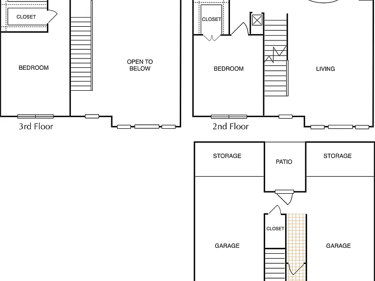 Estates at Memorial Heights - B4 - 2 Beds - 2 Baths - 1495 Sq. ft.