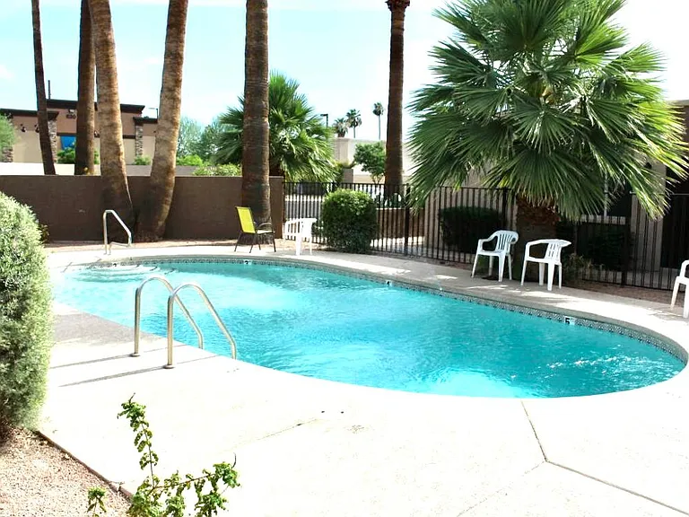 community pool, walkable from the unit