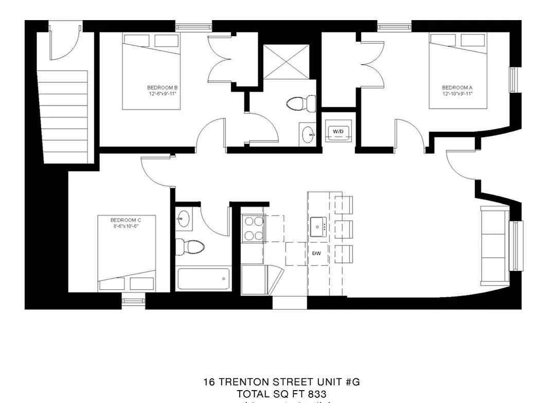 Floor plan 16 Trenton