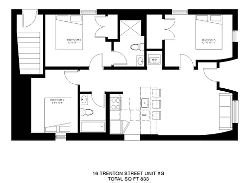 Floor plan 16 Trenton