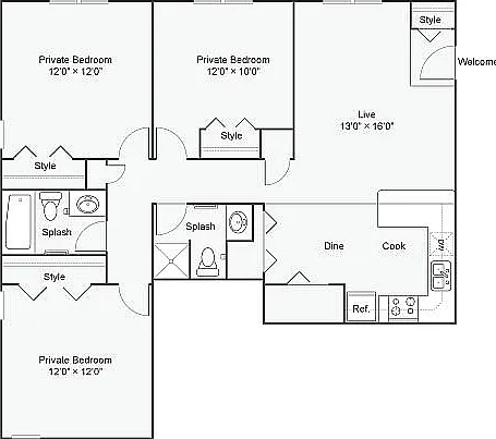 Montgomery 3 Bed/ 2 Bath Montgomery 3 Bed/ 2 Bath