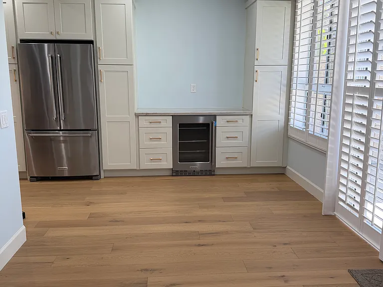 Dining area with custom beverage area