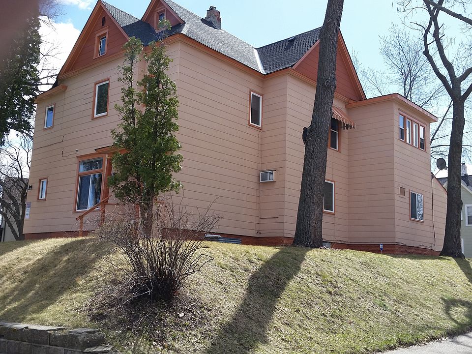 This unique three unit building is set on a hill with wonde