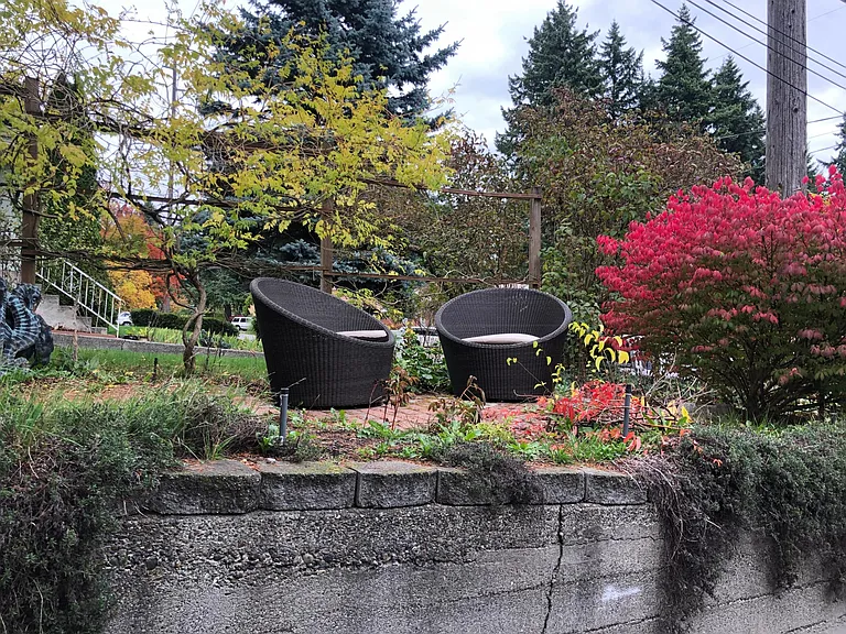 Outdoor seating area