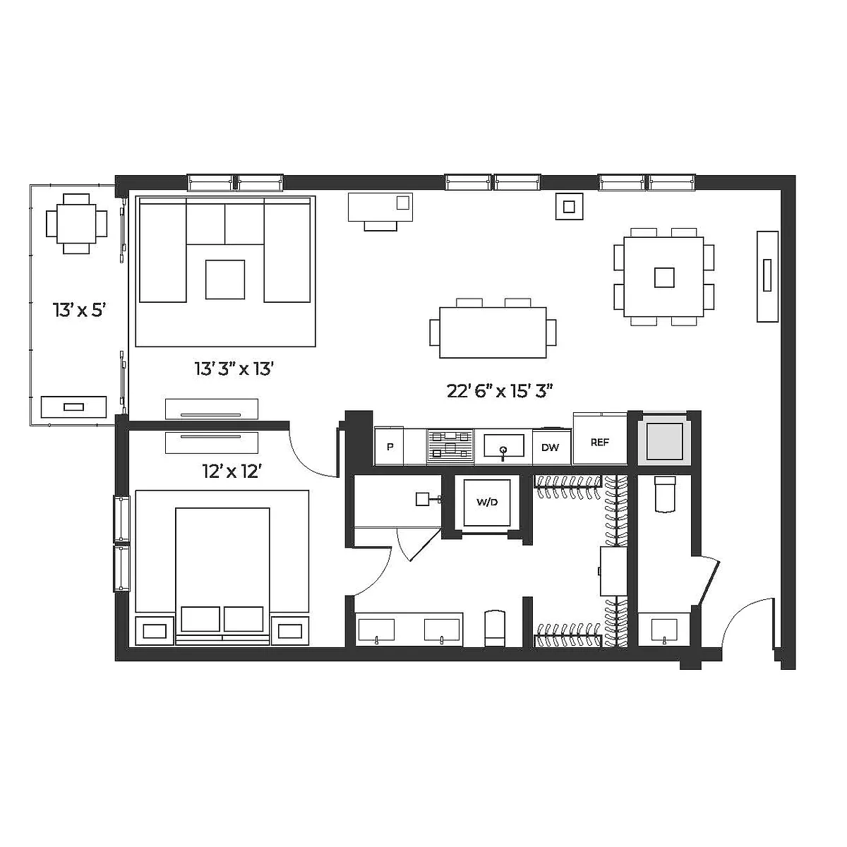 Floor plan Lux 1045