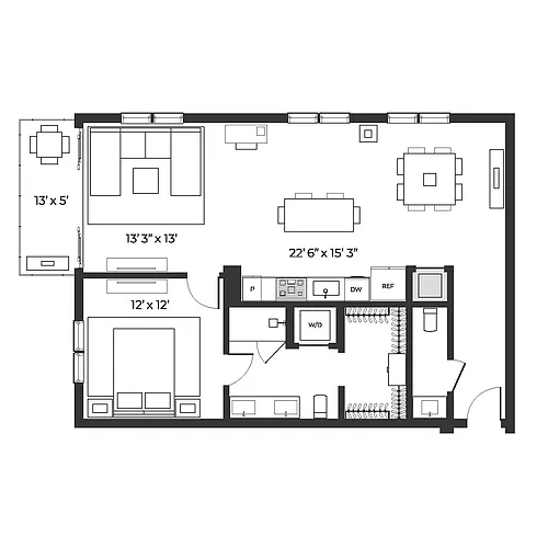 Floor plan Lux 1045