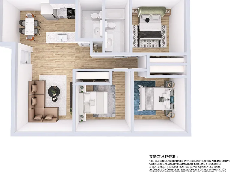The Maverick 3 BR 1.5 Bath 1,068 Sq. ft. The Maverick 3 BR 1.5 Bath 1,068 Sq. ft.