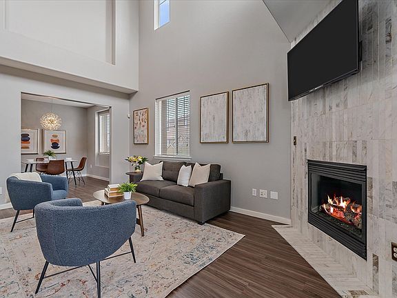 Gas fireplace. TV included.