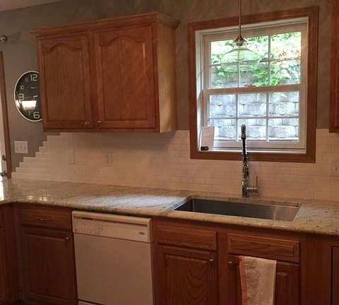 Kitchen - includes granite counter tops and subway tile backsplash