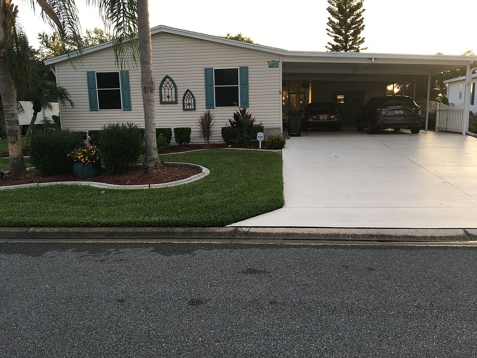 Landscaping Lit Up At Night