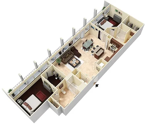 Floor plan Yale Tower