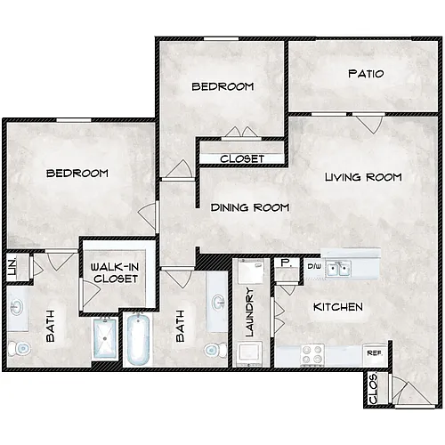 Floor plan B1