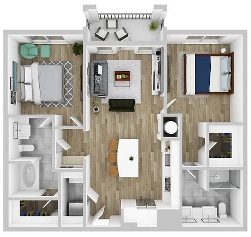 Floor plan B1