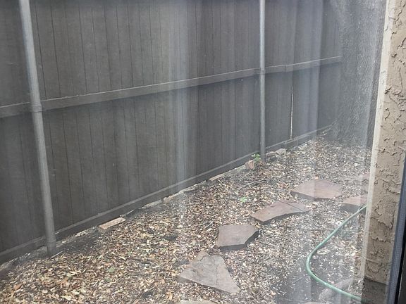 Private fenced Courtyard