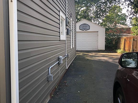 Driveway and 1 car garage