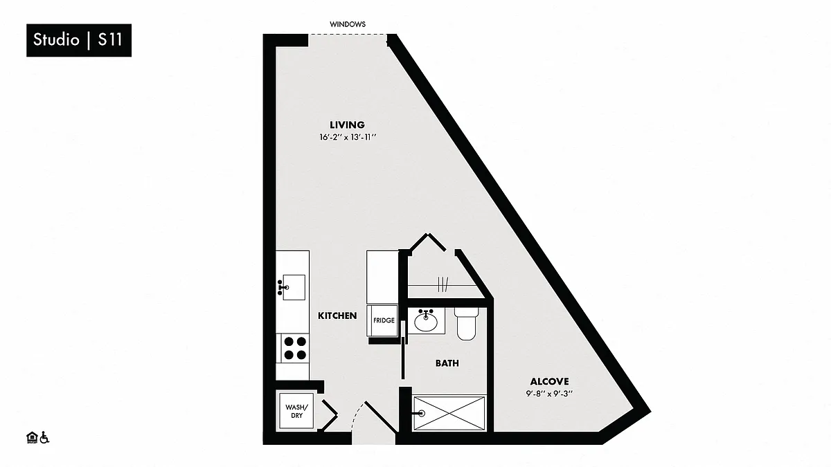 Floor plan Studio-S11