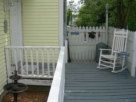 Deck and patio