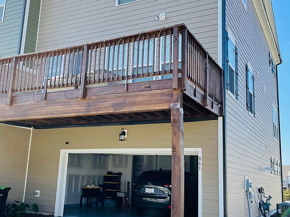 Patio and Garage