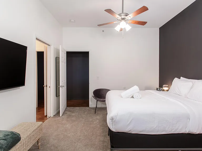 Second Bedroom with private access to Second Bath...