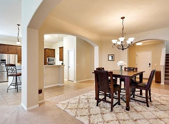You can easily entertain in the formal dining room with easy access to the kitchen.
