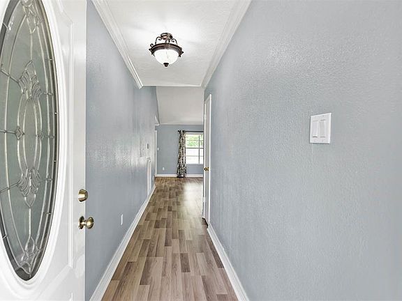 Enter through this Beautiful Leaded Glass Door