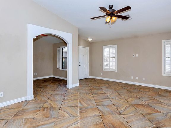 Great Room with View of Den